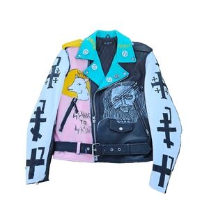 CALL ME BIKER LEATHER JACKET